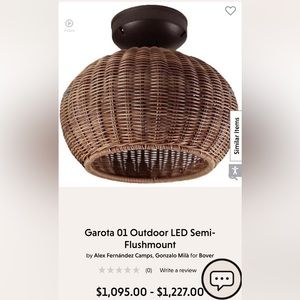 Bover Garota PF/01 - Ceiling Lamp